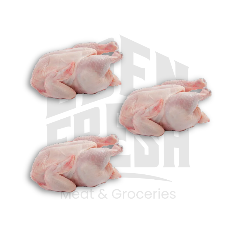 Halal 3 Whole Baby Chicken