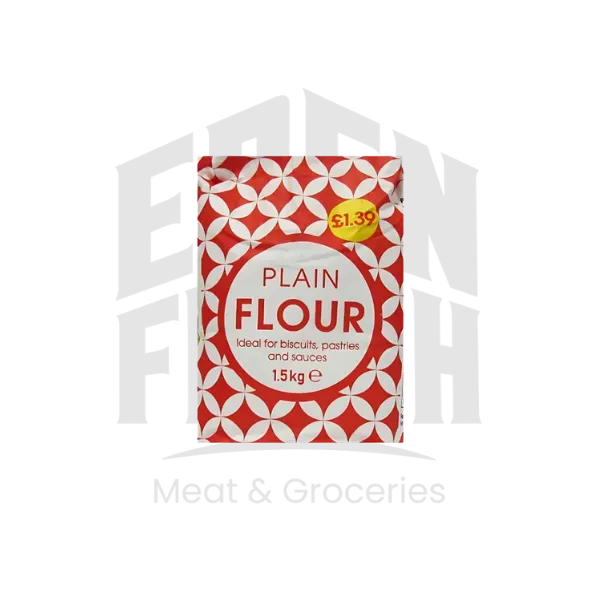 thumbnail image 2 of Plain White Flour 1.5kg (Pack Of 4) - 100% British Wheat, All-Purpose For Baking, Pastry & Sauces 2 of 6
