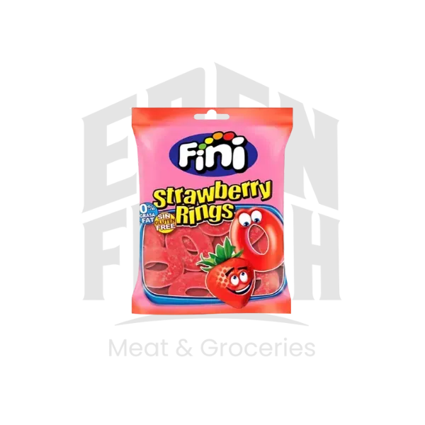 Fini Strawberry Rings Halal 75g