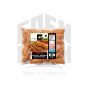 HQ Breaded Hot N Spicy Chicken Mini Fillets 600g