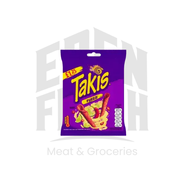 Takis Fuego Seasoned Chilli and Lime Flavour Corn Snack